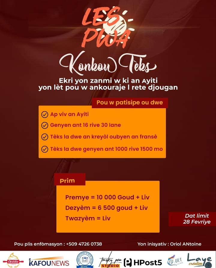 LESPWA: Cuando la escritura se convierte en una luz para la juventud haitiana